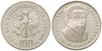 100 złotych 1977, Władysław Reymont, srebro, Par