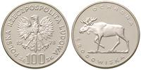 100 złotych 1978, Ochrona Środowiska - Łoś, sreb