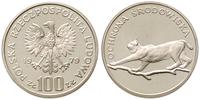 100 złotych 1979, Ochrona Środowiska - Ryś, sreb