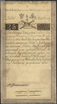 25 złotych 8.06.1794, firmowy znak wodny J.Honig