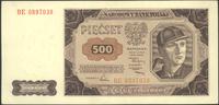 500 złotych 1.07.1948, seria BE, Miłczak 140d