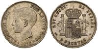 5 peset 1898, Madryt, patyna