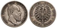 2 marki 1876/F, Stuttgart, J. 172