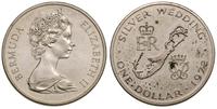 1 dolar 1972, Silver Wedding, ślady korozji