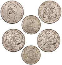 zestaw 3 monet, Bahrajn, 250 fils, Grenada, 4 do