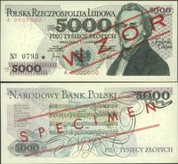 5.000 złotych 1.06.1982, seria A 0000000, WZÓR n