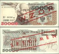 50.000 złotych 16.11.1993, seria A 0000000, WZÓR