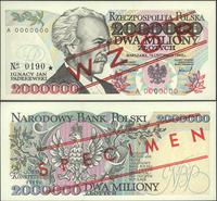 2.000.000 złotych 16.11.1993, seria A 0000000, W