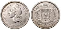 1/2 peso 1944, srebro "900" 12.42 g, KM 21