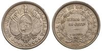 50 centavos 1892/CB, niewielkie uszkodzenie rant