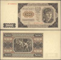500 złotych 1.07.1948, seria AF, Miłczak 140b