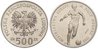 500 złotych 1987, Warszawa, PRÓBA-NIKIEL MŚ Euro