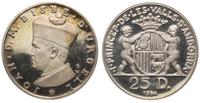 25 dinarów 1984, I Princep De Les Valls, srebro 