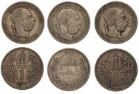 zestaw 1 koronówek 1895, 1901 Wiedeń i 1892 Krze