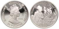 25 funtów 1986, Napoleon - 5.05.1821, srebro '99