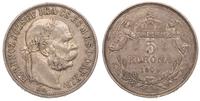 5 koron 1909, Kremnica, srebro '900'  23.93 g, p