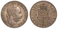 1 forint 1889, Kremnica, srebro '900', 12.33 g, 