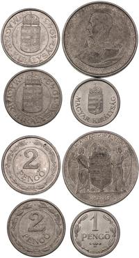 lot: 5, 2x2, 1 pengö 1941-1943, 5 pengo 1943, 2 
