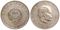 50 forintów 1968, Semmelweis, srebro '640' 20.18