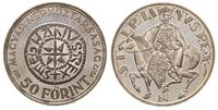 50 forintów 1972, Król Stefan, srebro '640' 16.1