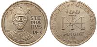 100 forintów 1972, Król Stefan /popiersie/, sreb