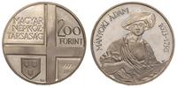 200 forintów 1977, Adam Manoyki, srebro '640', 2