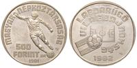 500 forintów 1981, MŚ w Piłce Nożnej 1982, srebr