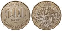 500 forintów 1988, MŚ w Piłce Nożnej 1988, srebr