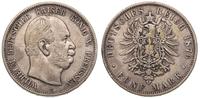5 marek 1876/C, Frankfurt, rzadsza mennica, paty