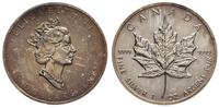 5 dolarów 1992, Maple Leaf, 1 uncja srebra '9999