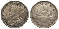 1 dolar 1936, Canoe, srebro '800', patyna