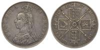 1 korona 1887, srebro '925', patyna