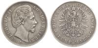 5 marek 1876 / D, Monachium, patyna, J. 42