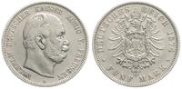 5 marek 1874 / A, Berlin, moneta umyta, J. 97