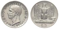 5 lirów 1928, srebro '835', 4.97 g, KM. 67.1