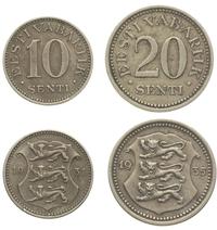 10, 20 centów 1931/35, łącznie 2 sztuki, Parchim
