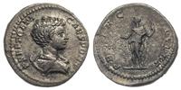 denar 200-202, Rzym, Cezar stojący na wprost z g
