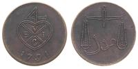 KOPIA 1 1/2 pice 1791, Kopia monety , brąz 8.28 