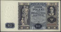 20 złotych 11.11.1936, seria AA, na lewym margin