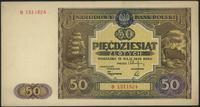 50 złotych 15.05.1946, seria B, Miłczak 128a