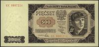 500 złotych 1.07.1948, seria CC, Miłczak 140dd