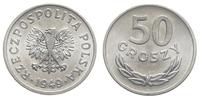 50 groszy 1949, Warszawa, aluminum, piękne, Parc