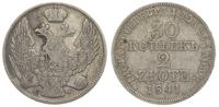 30 kopiejek = 2 złote 1841 / M-W, Warszawa, paty