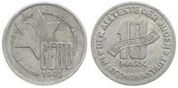 10 marek 1943, Łódź, aluminium 2.73 g, grubość 1