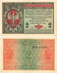 2 marki polskie 9.12.1916, Generał, seria B, lek