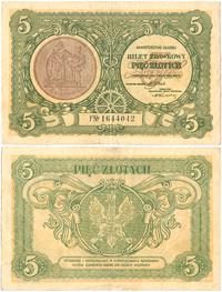 5 złotych 1.05.1925, seria F, rzadkie, Miłczak 6
