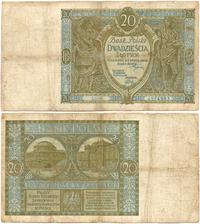 20 złotych 1.03.1926, seria AG, po lekkiej konse