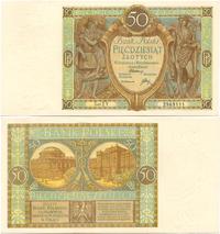 50 złotych 1.09.1929, seria EY, Miłczak 70b