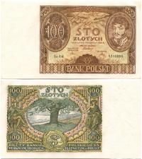 100 złotych 9.11.1934, seria BM, znak wodny +X+,