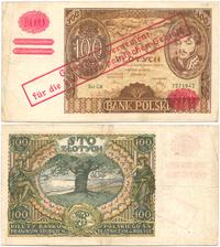 100 złotych 1939 (9.11.1934), fałszywy nadruk Ge